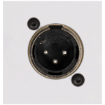 Audac AUA-CP43XLM/W Connection Plate - d-size xlr Male - btici White Version