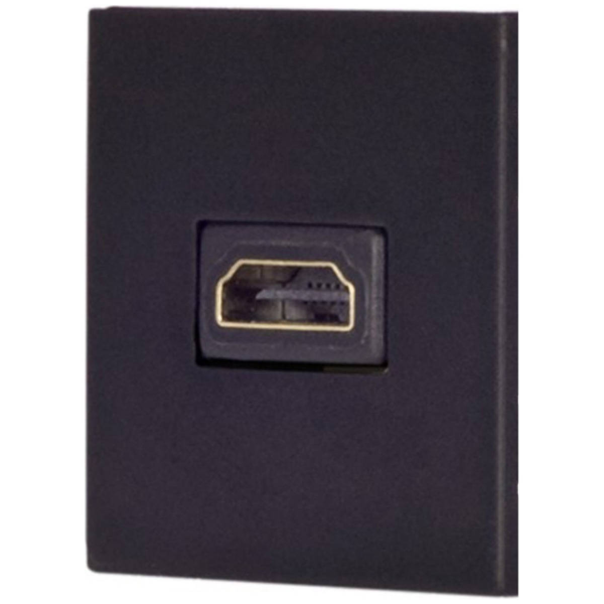 Audac Connection Plate HDMI 45 x 45 mm Black Version - Image 1