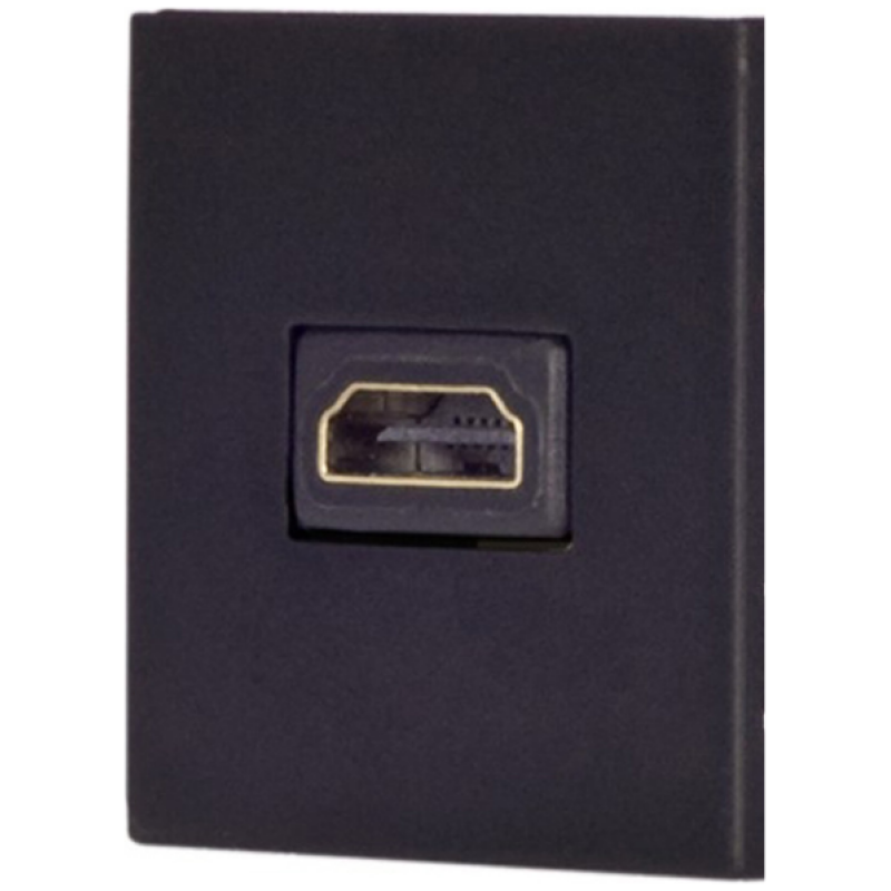 Audac Connection Plate HDMI 45 x 45 mm Black Version