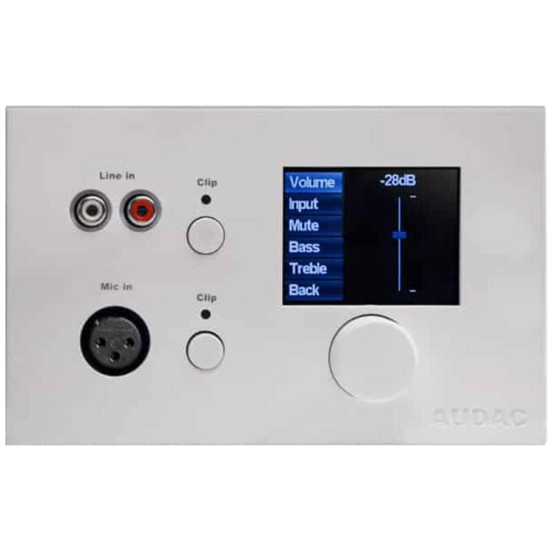 Audac MWX65 White All-in-one Wall Panel