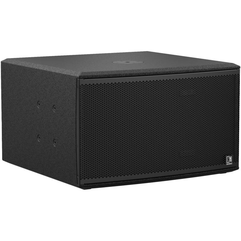 Audac AUA-BASSO112/B 12inch Ultra-High Power Infra-Subwoofer-1000W AES-Black (Indoor)