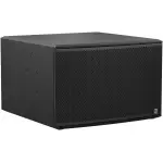 Audac AUA-BASSO115/B 15inch Ultra-High Power Infra-Subwoofer - 1500W AES - Black (Indoor)