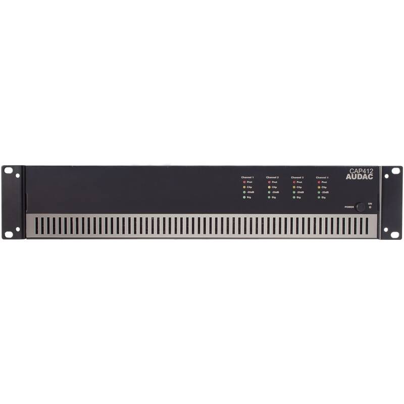 Audac AUA-CAP412 Quad-Channel Power Amplifier 4 x 120W 100V