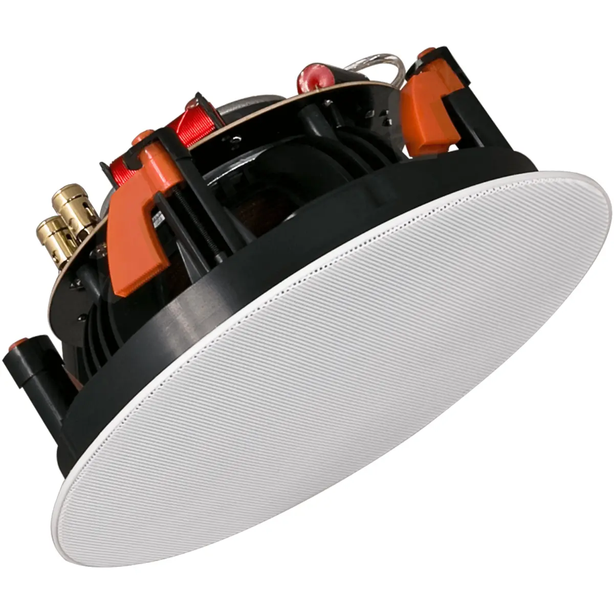 Audac AUA-CELO6I/W High-End 2-Way 6 Ceiling Speaker White Version - 8Ohm (RAL9016+Logo) - Image 2