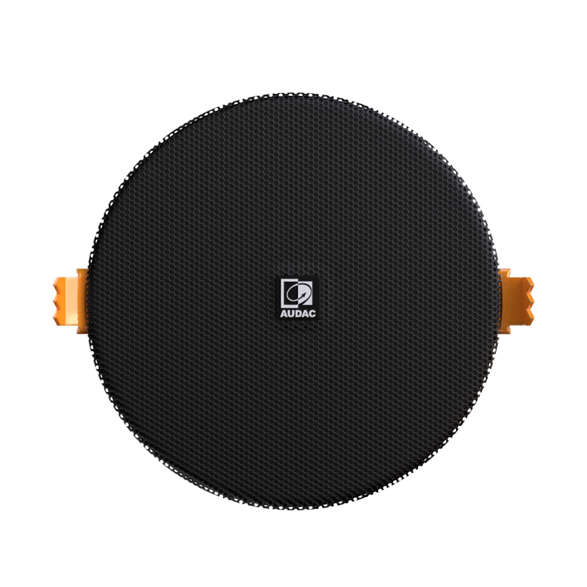 CENA306-B-full-grill Audac AUA-CENA306/B SpringFit 2,5 Ceiling Speaker Black Version - 100V - Image 1
