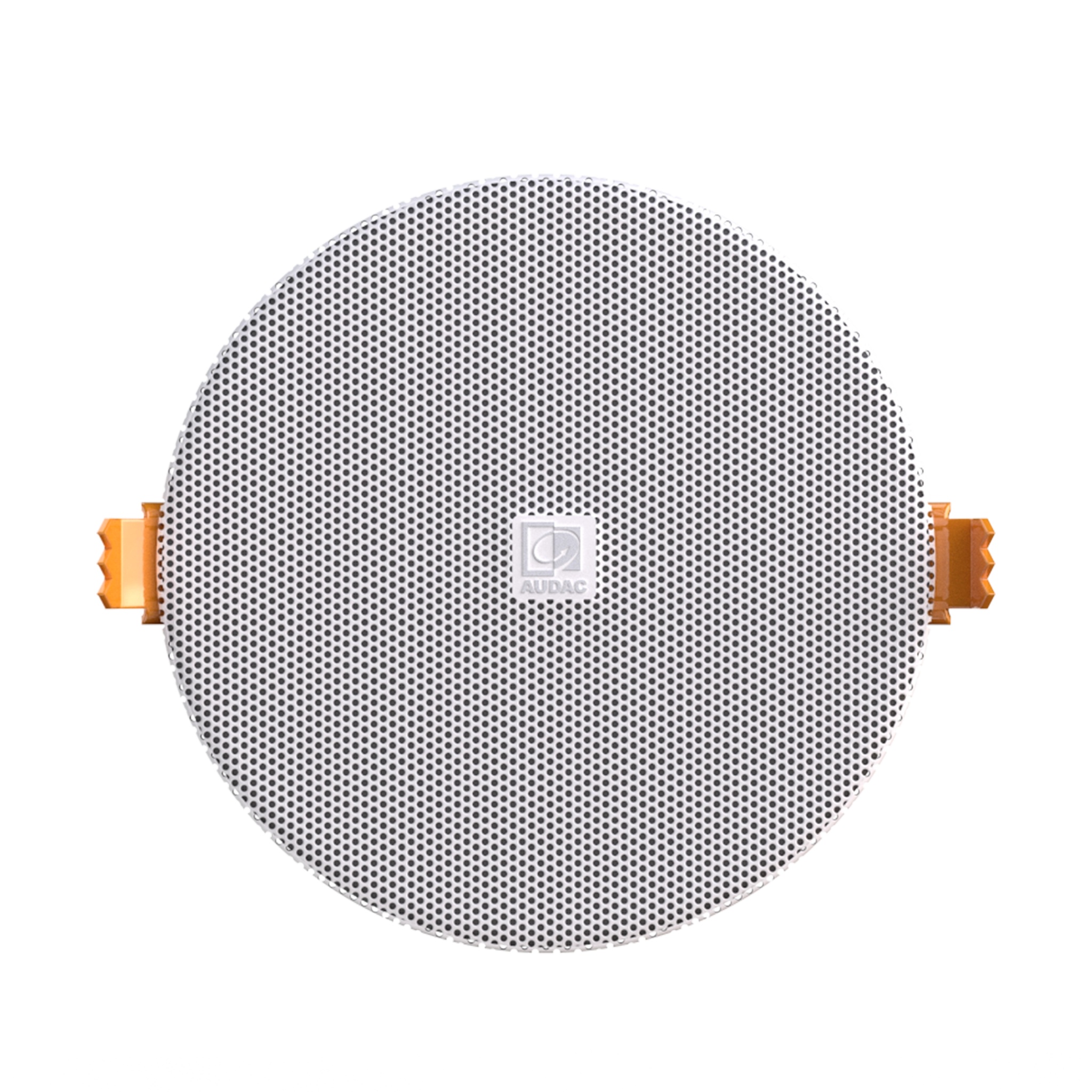 CENA306-W-full-grill Audac AUA-CENA306/W SpringFit 2,5 Ceiling Speaker White Version - 100V - Image 1