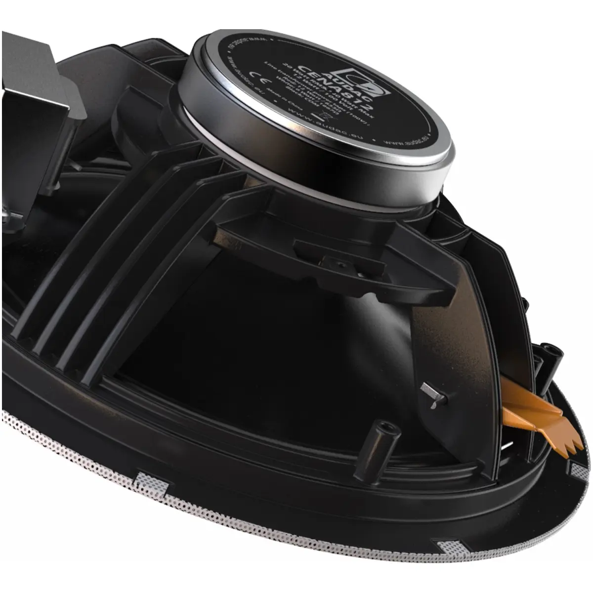 Audac AUA-CENA812/B SpringFit 8 Ceiling Speaker Black Version - 100V - Image 4