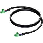 Audac AUA-CLA530/2 Loudspeaker Cable Terminal Block-Terminal Block (2p - 5.08mm) 2 meter