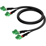 Audac AUA-CLA830/1.5 2 x Terminal Block - 2 x Terminal Block (3p - 3.81mm) 1,5 Meter