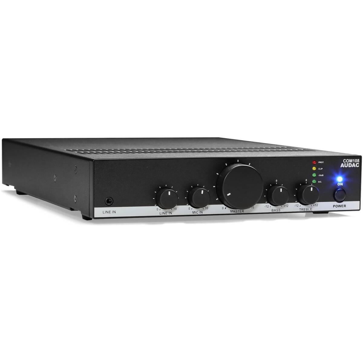 Audac AUA-COM108 Public Address Amplifier 80W (70/100V) - Image 3