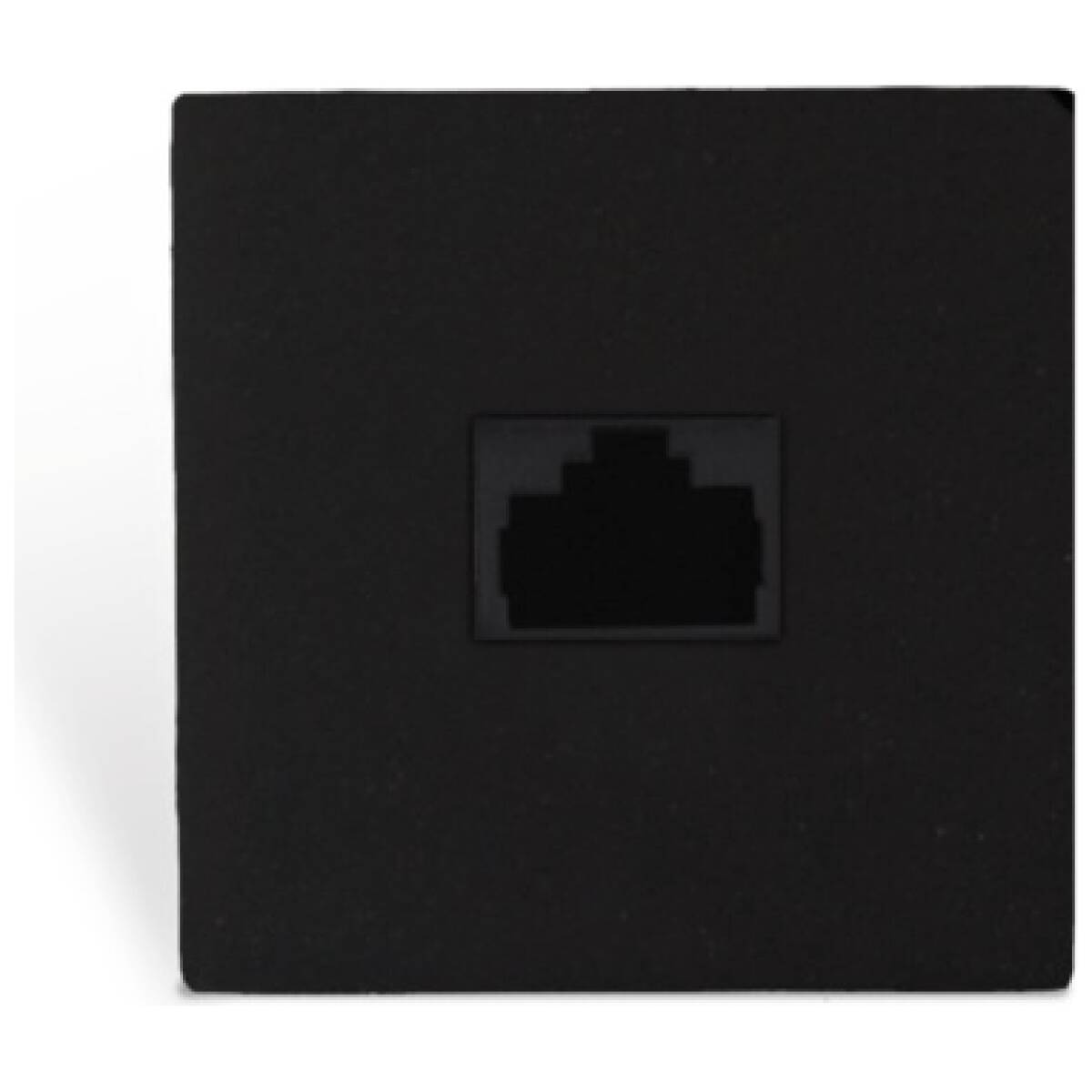 Audac AUA-CP43ARP/B Connection Plate - rj45 + Repeater - btici Black Version - Image 1