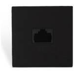 Audac AUA-CP43ARP/B Connection Plate - rj45 + Repeater - btici Black Version