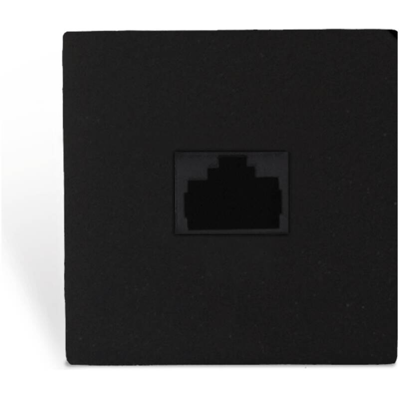 Audac AUA-CP43ARJ/B Connection Plate – RJ45 (BTicino) – Black