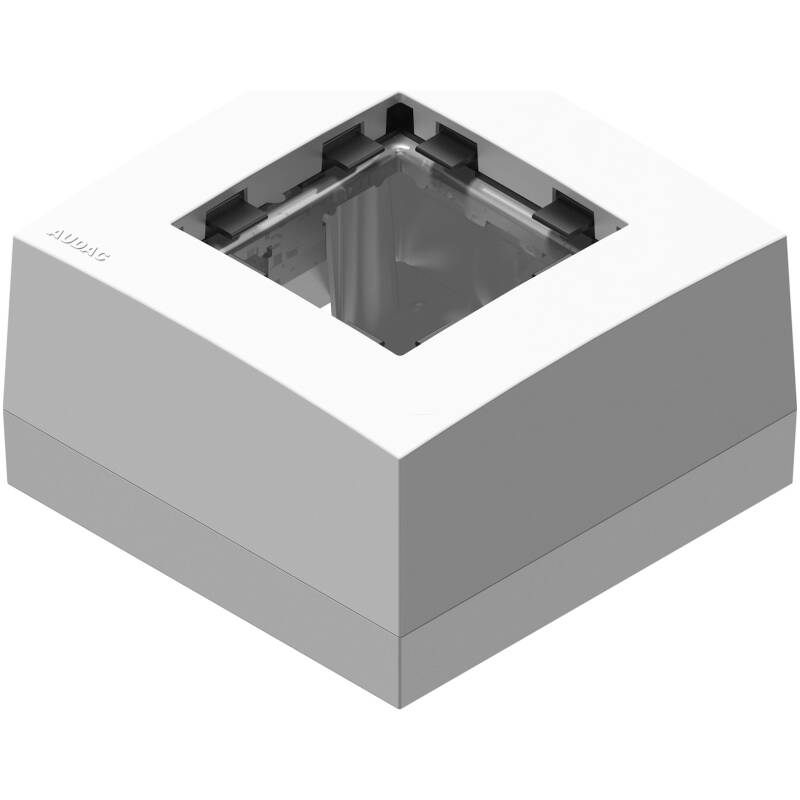 Audac AUA-CP45BOX1/W Surface Mount Box For 45x45 Standard Range - White