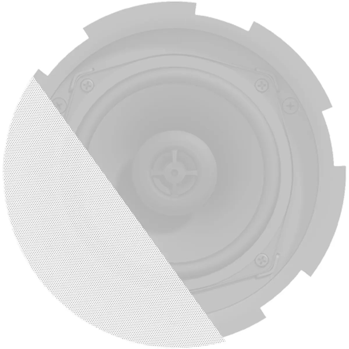 Audac GLI05 White Front Grill For CIRA5 And CALI4 Series - Image 2