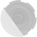 Audac GLI05 White Front Grill For CIRA5 And CALI4 Series - Image 2