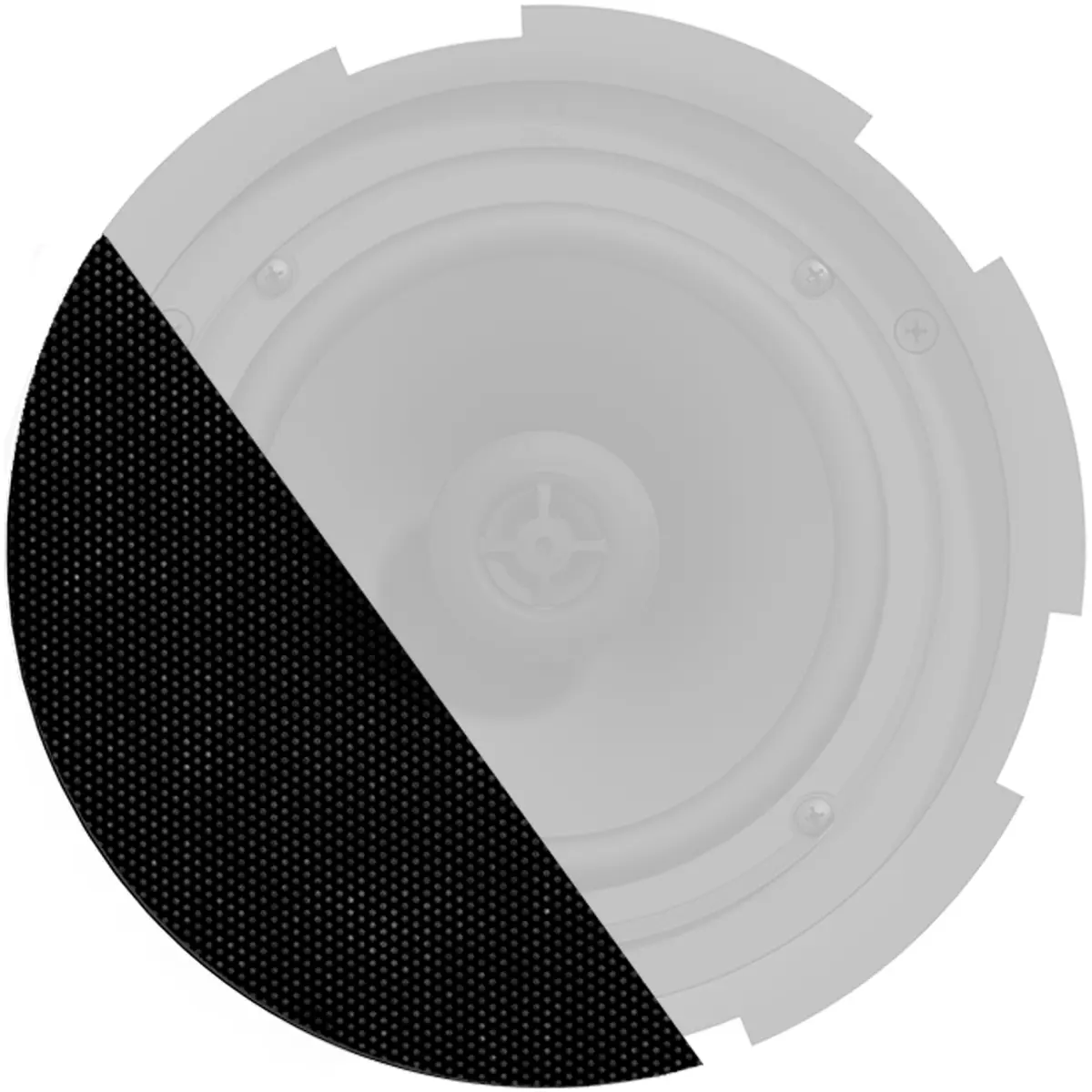 Audac GLI07 Black Front Grill For CIRA7 Series - Image 2