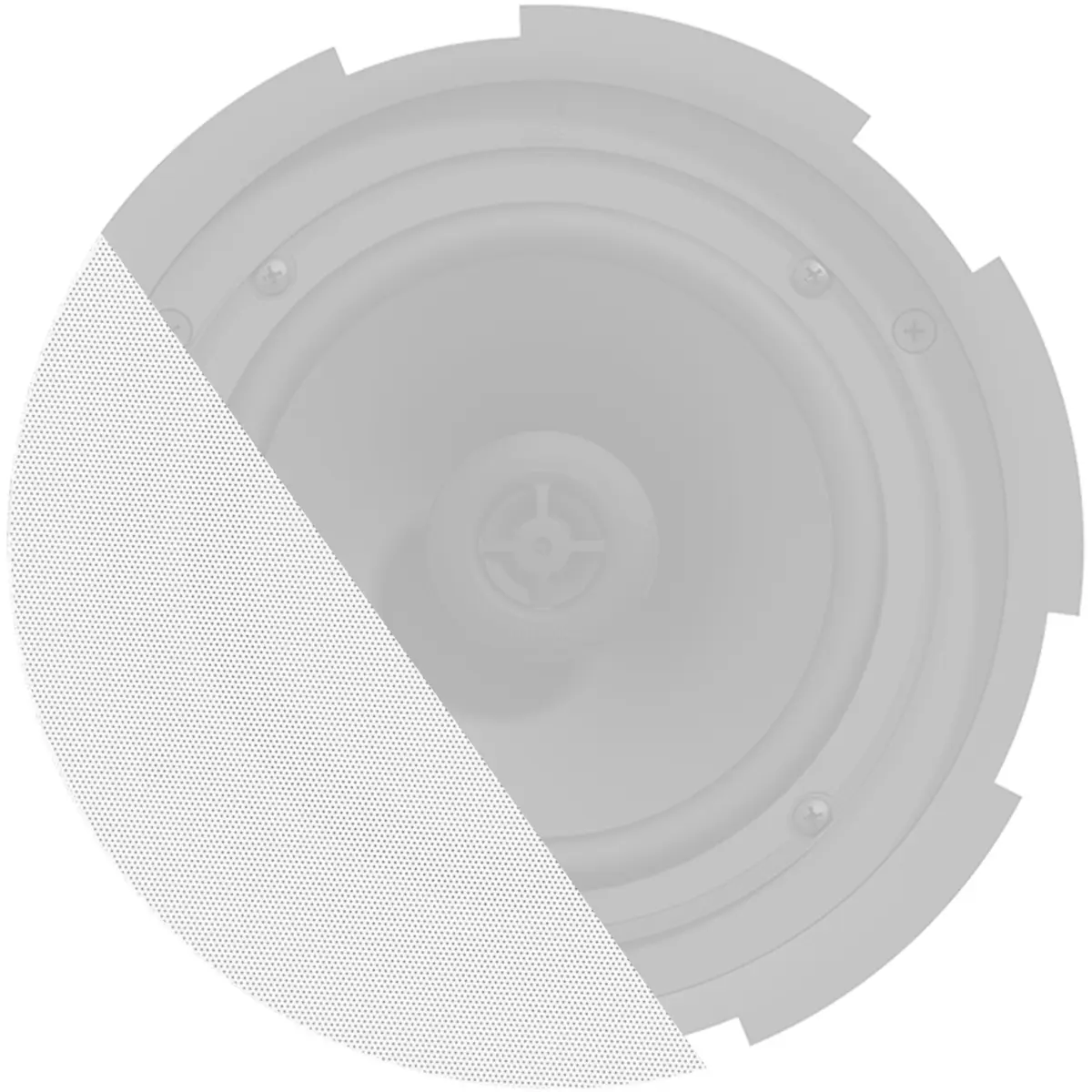 Audac GLI08 White Front Grill For CIRA8 Series - Image 2