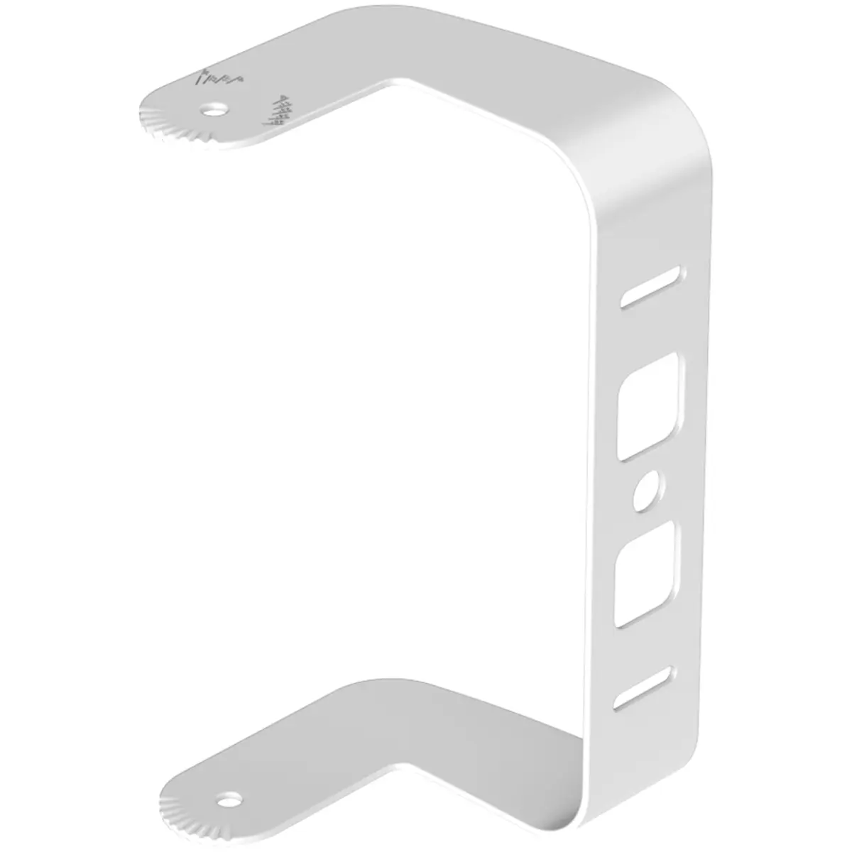Audac MBK455 White Angled Mounting Bracket Set - Image 2