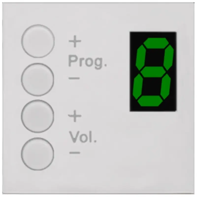 Audac MWX45 White MTX Wall Panel Controller