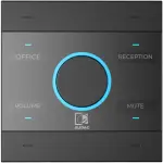 Audac NCP105 Black Universal Network/PoE Wall Panel Controller