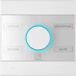 Audac NCP105 White Universal Network/PoE Wall Panel Controller