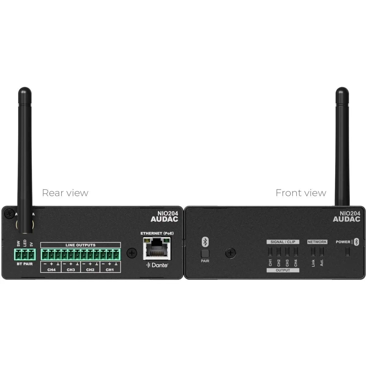 Audac NIO204 Network I/O Mixing Breakout Box - Image 2