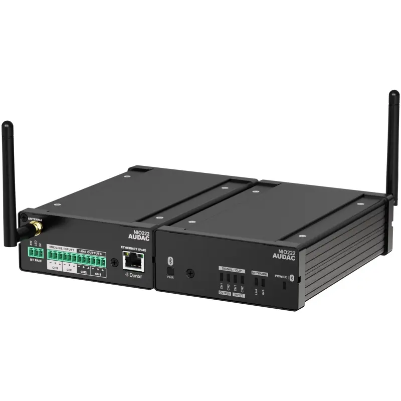 Audac NIO222 Network I/O Mixing Breakout Box
