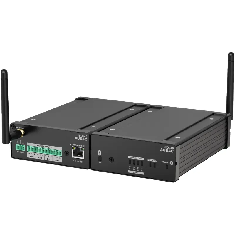 Audac NIO240 Network I/O Mixing Breakout Box