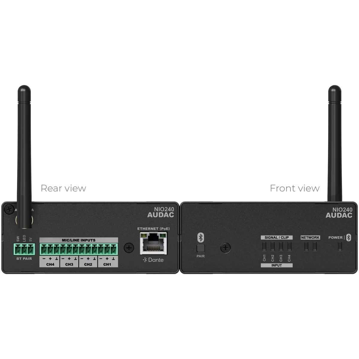 Audac NIO240 Network I/O Mixing Breakout Box - Image 2