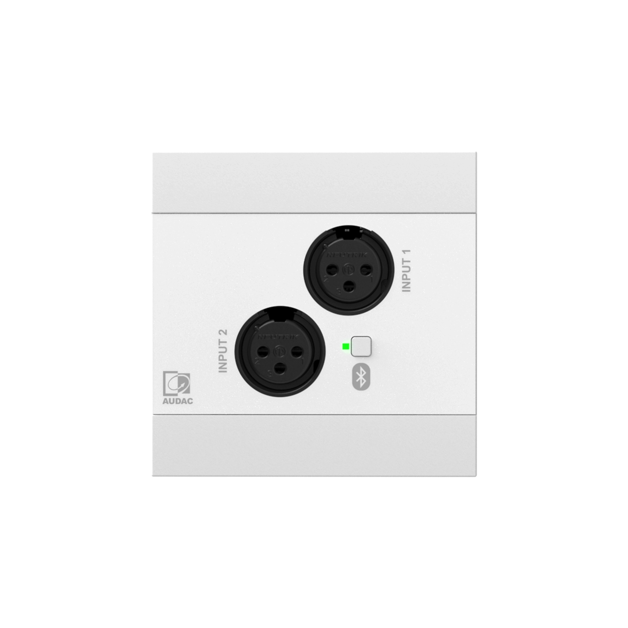NWP220_front_w Audac NWP220 White Network Input Panel - Image 1