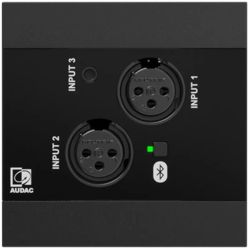 Audac NWP320 Black Network Input Panel