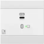 Audac NWP400 White Network Input Panel