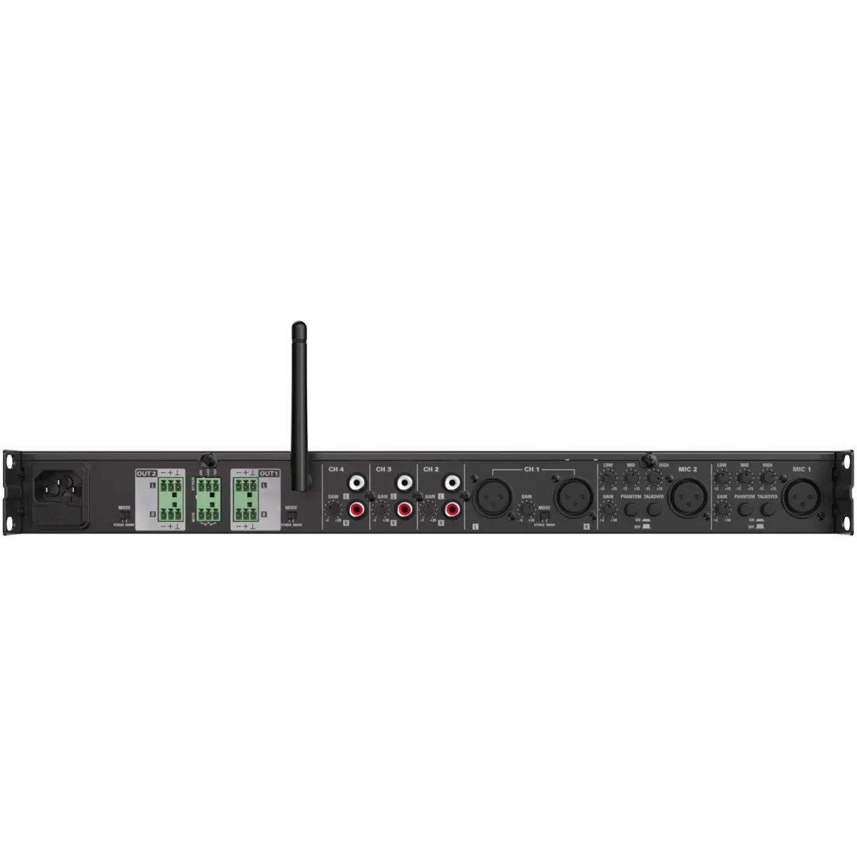 Audac PRE126 Two Zone - 6 Channel Stereo Preamplifier - Image 2