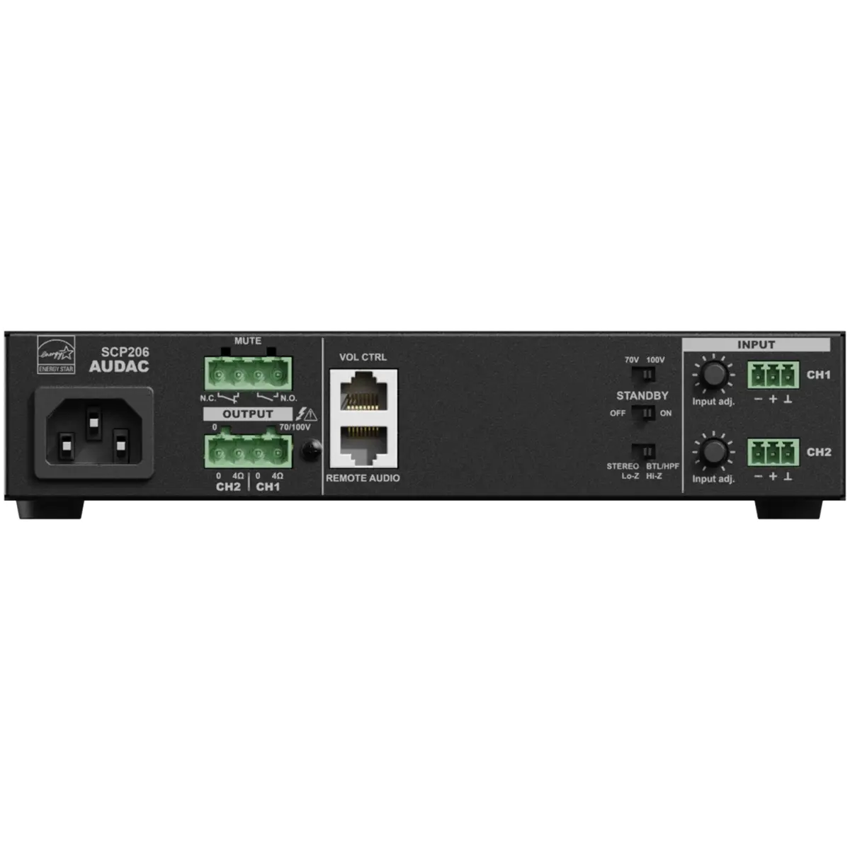 Audac SCP206 Compact Dual-channel Power Amplifier - Image 4