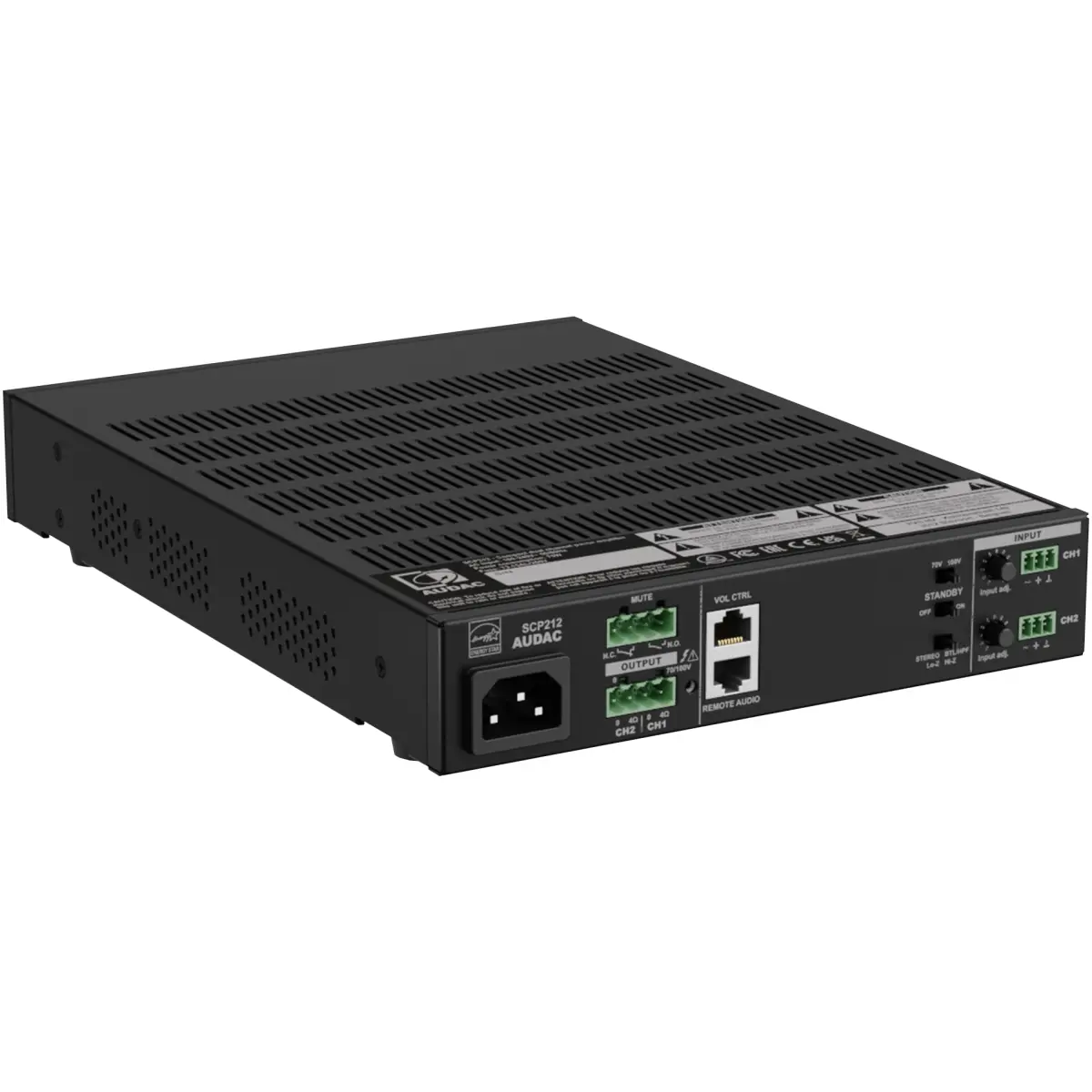 Audac SCP212 Compact Dual-channel Power Amplifier - Image 3