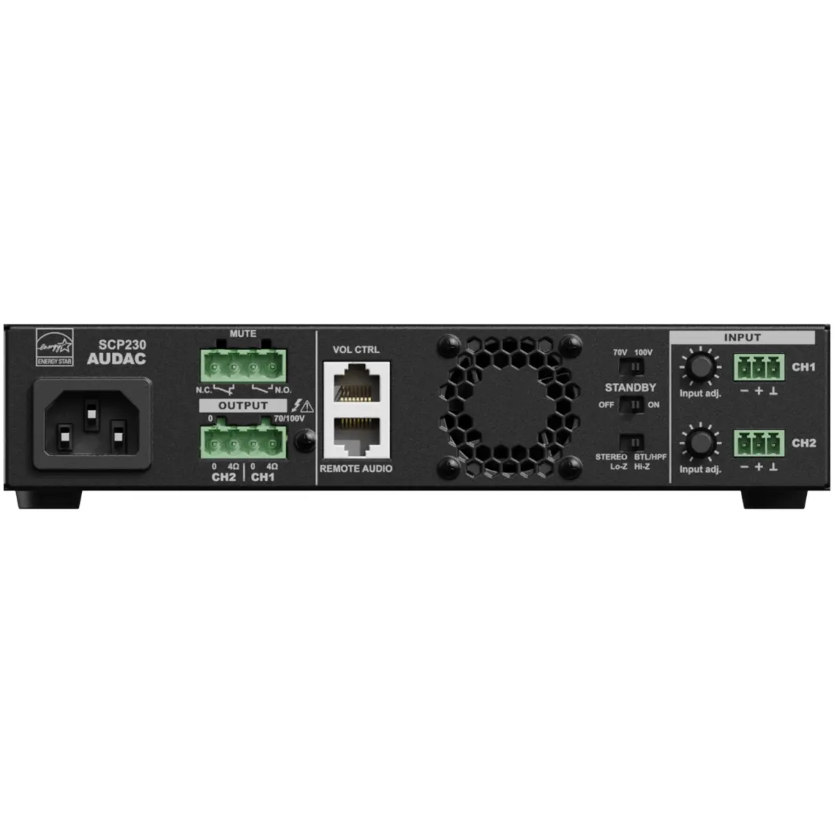 Audac SCP230 Compact Dual-channel Power Amplifier - Image 4
