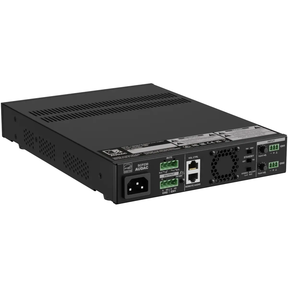 Audac SCP230 Compact Dual-channel Power Amplifier - Image 3