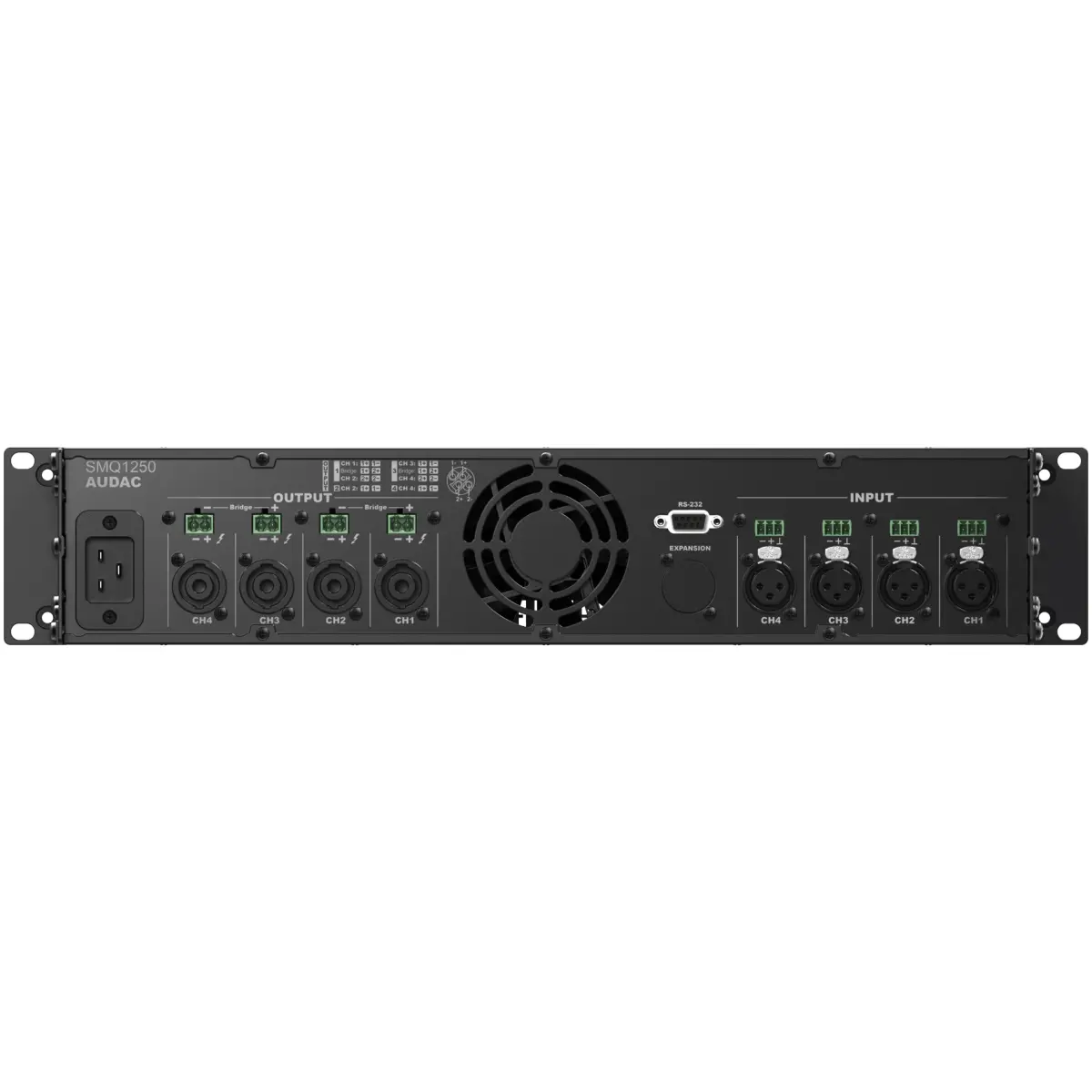 Audac SMQ1250 WaveDynamics™ Quad-channel Power Amplifier - Image 2