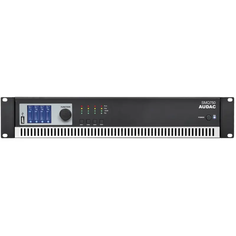 Audac SMQ750 WaveDynamics™ Quad-channel Power Amplifier