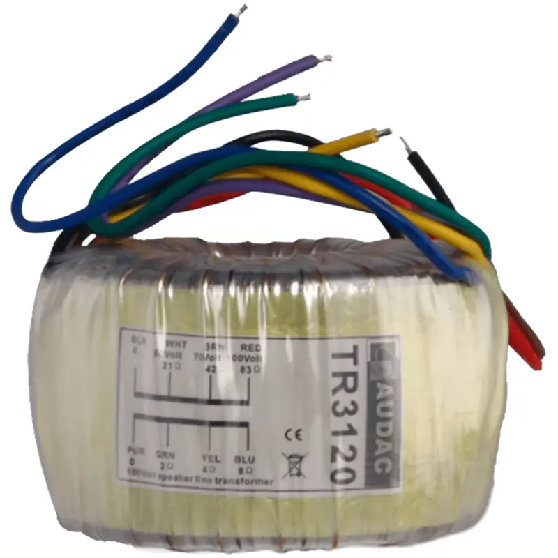 Audac TR3120 120W 100V Toroidal Audio Line Transformer