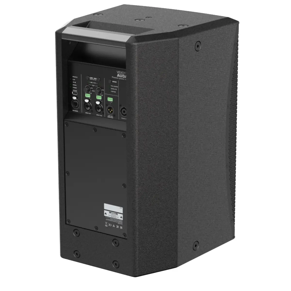 Audac VEXO110A 10" Black High Performance 2-way Active Loudspeaker - Image 3