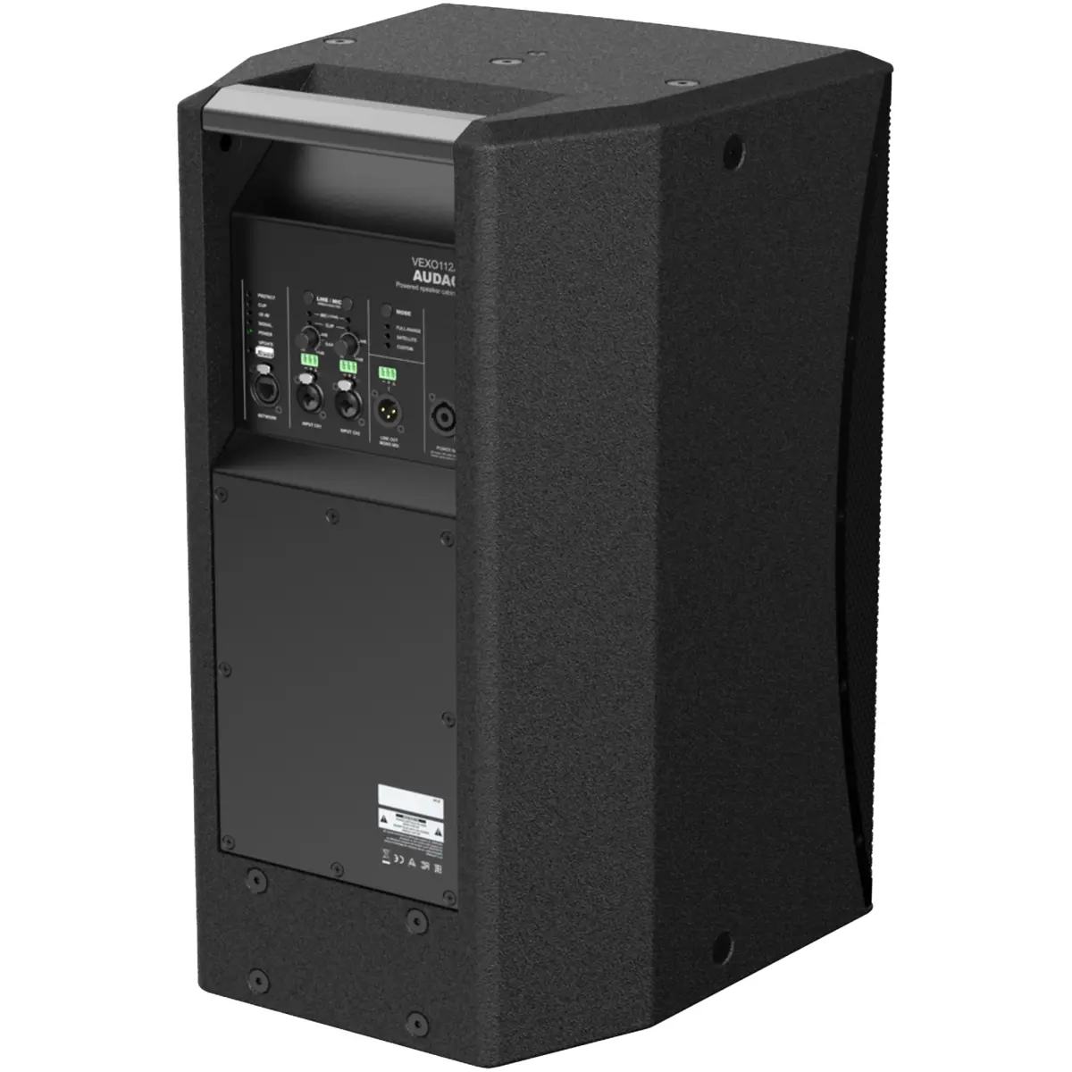 Audac VEXO112A 12" Black High Performance 2-way Active Loudspeaker - Image 3