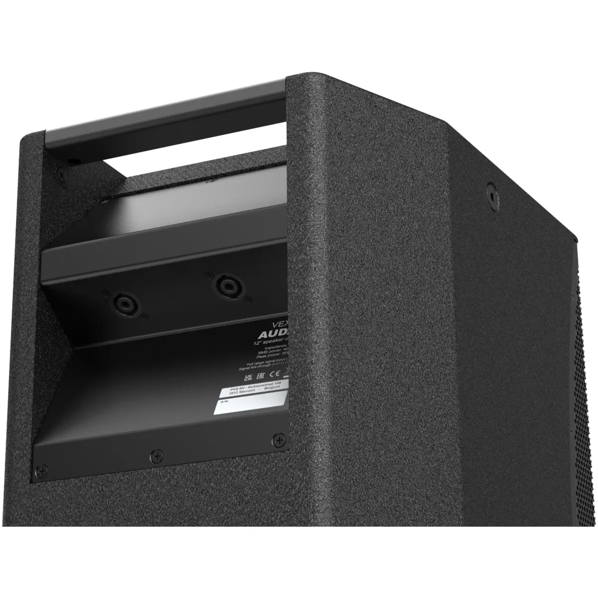Audac VEXO112 12" Black High Performance 2-way Loudspeaker - Image 2