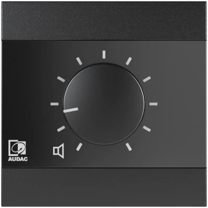 Audac WP200 Black Remote Volume Controller