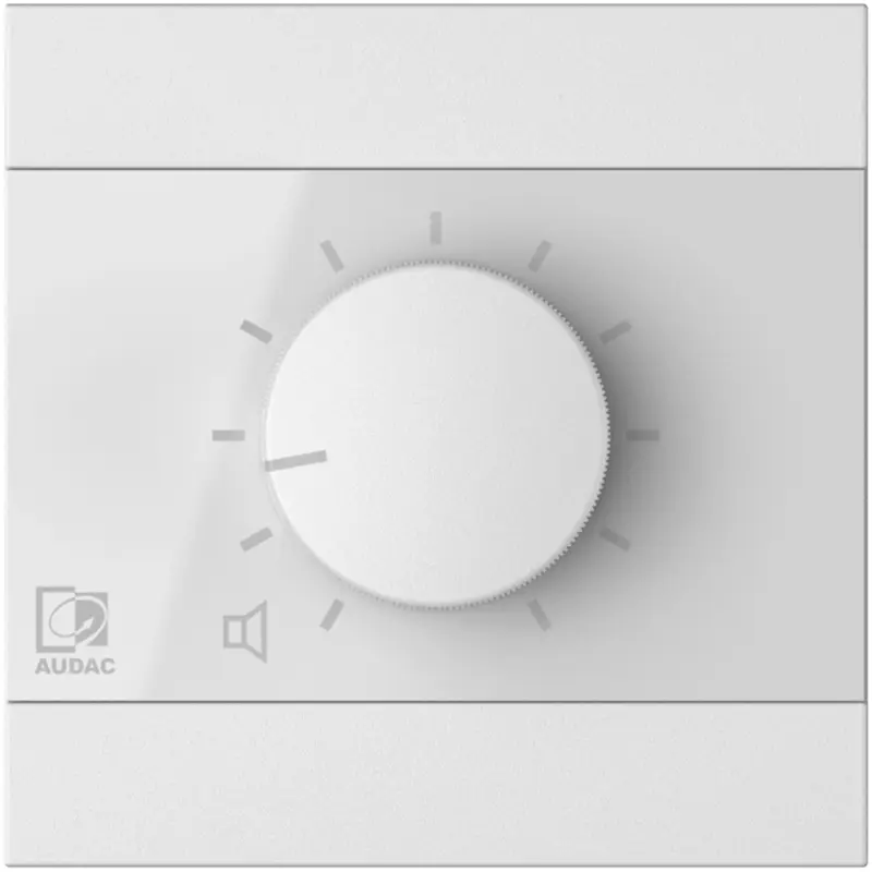 Audac WP200 White Remote Volume Controller