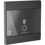 Audac WP220 Black Universal Wall Panel Bluetooth Receiver Input - Image 3