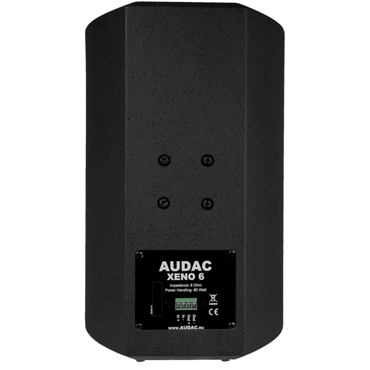 Audac XENO6 Black Full Range Speaker - Image 2