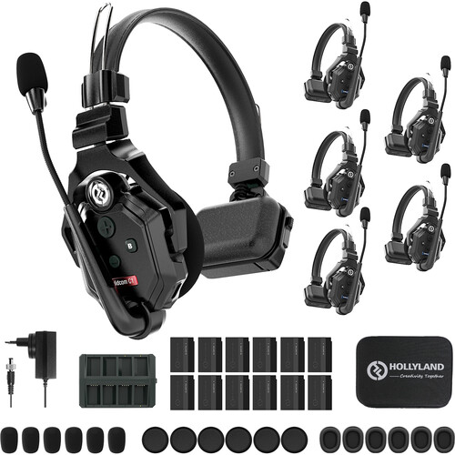 Hollyland Solidcom C1-6S Full-Duplex Wireless DECT Intercom System - Image 1