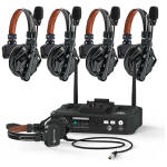Hollyland Solidcom C1 Pro-Hub4S ENC 5-Person Full-Duplex Wireless Intercom System